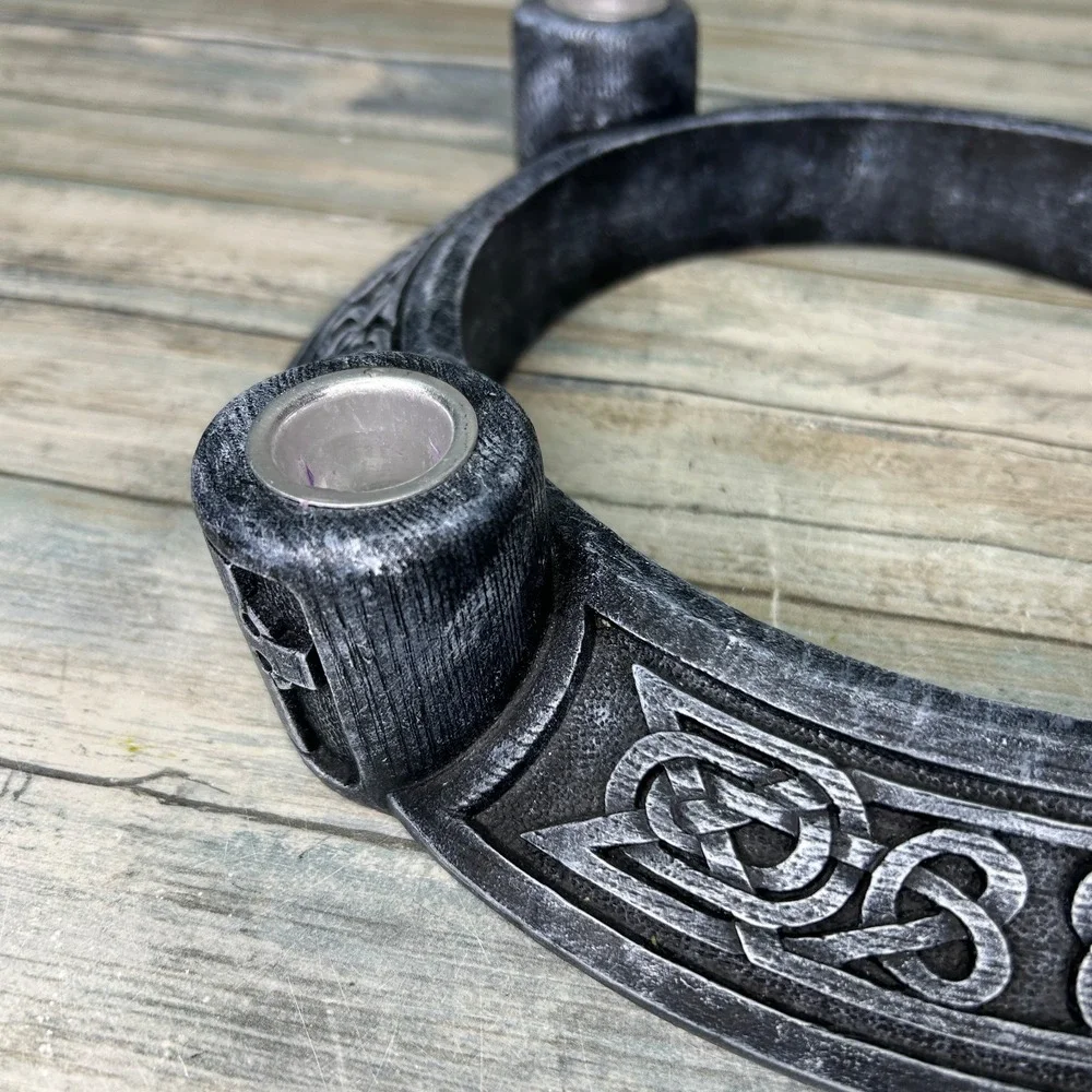 Celtic Knot Candle Holder Advent Wreath Abbey Press Irish Holiday Wedding
